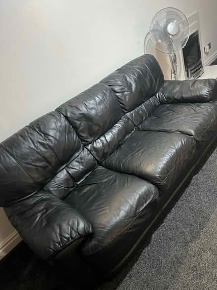 Photo of free Black sofa (Batley) #3