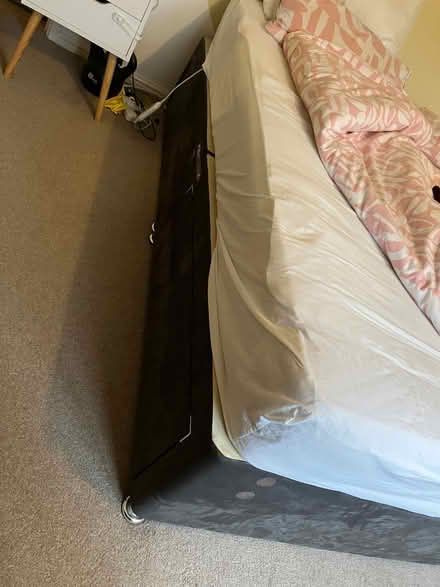 Photo of free Grey divan bed base with drawers -king (Thorpe Hamlet NR1) #3