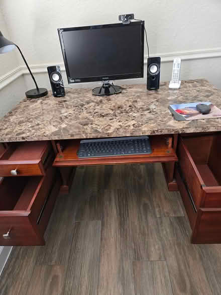 Photo of free Home office desk (Parkland.) #1