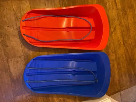 Photo of free Two plastic sledges (Evesham WR11) #1