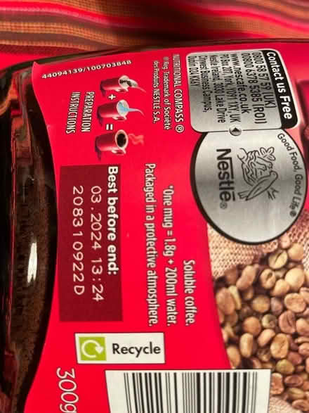 Photo of free Jar of Nescafé coffee bbe 3/24 (Carlisle CA1) #2