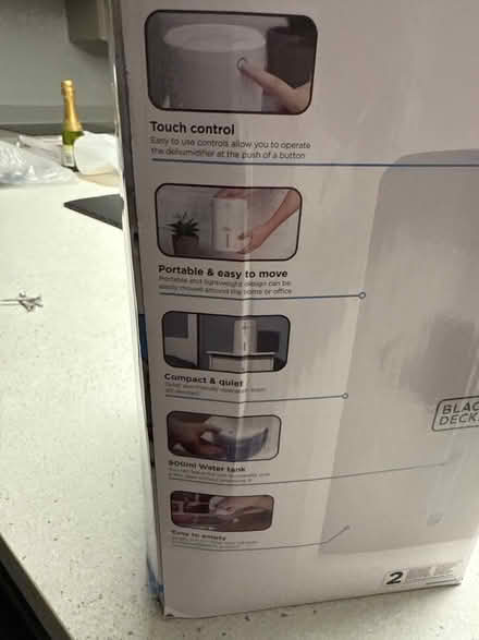 Photo of free Black and decker mini dehumidifier (Sarisbury Green SO31) #2