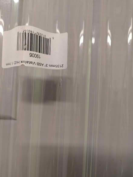 Photo of free 213cm x 76cm Perspex sheet / roof (Rawmarsh, S62) #2