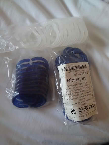 Photo of free Shower curtain rings (Warminster BA12) #1