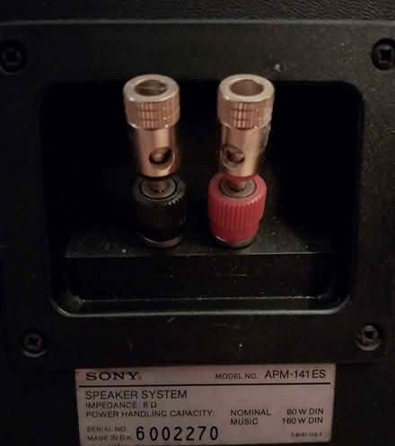 Photo of free Big Old Sony Speakers (Highgate N6) #3