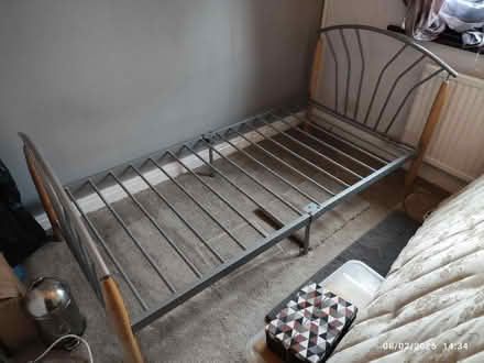 Photo of free Single bed frame (Great Moor SK7) #1