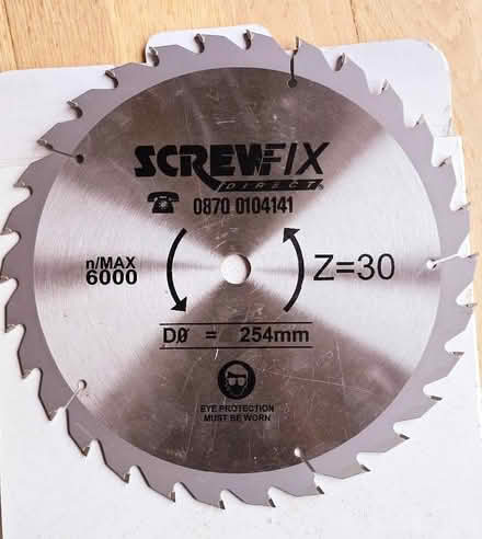 Photo of free Circular saw blade - unused (Neat Enstone OX7) #1
