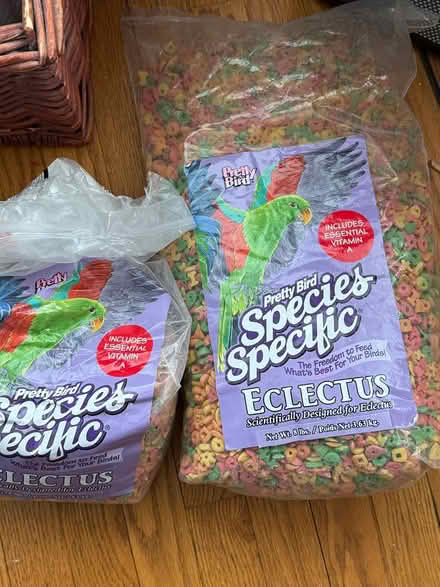 Photo of free Pretty Bird Eclectus Parrot Food (Yorktown Heights) #1