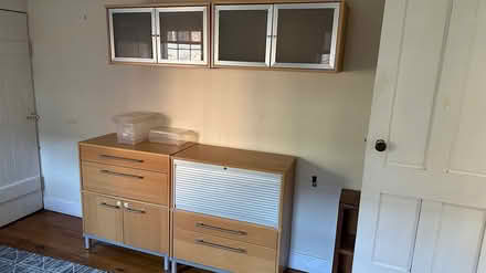 Photo of free Cabinet and and shelving (Capitol Hill) #1