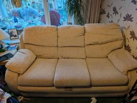 Photo of free Sofa and 2 arm chairs (yapton) #1