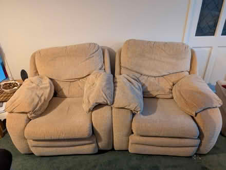 Photo of free Sofa and 2 arm chairs (yapton) #2