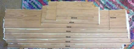 Photo of free Several strips of wood effect laminate flooring. (Monkmoor SY2) #2