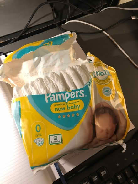 Photo of free Pampers size 0 tiny baby nappies (Chapel Allerton LS8) #1