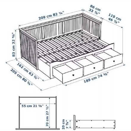 Photo of Ikea Hemnes day Bed (Welling DA16) #1