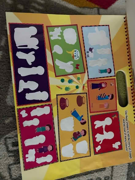 Photo of free Bible reuseable sticker pad (94087) #2