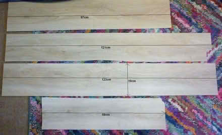 Photo of free Several strips of wood effect laminate flooring. (Monkmoor SY2) #1