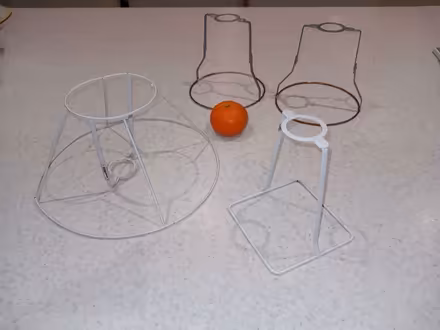 Photo of free Lampshade frames (Woodley RG5) #1