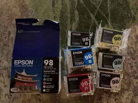 Photo of free Epson color ink cartridges (San Anselmo) #1