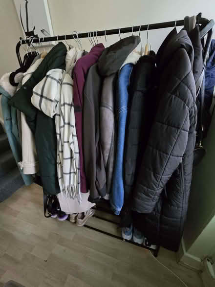 Photo of free Black metal coat rack from BR3 4NR (Elmers End BR3) #1