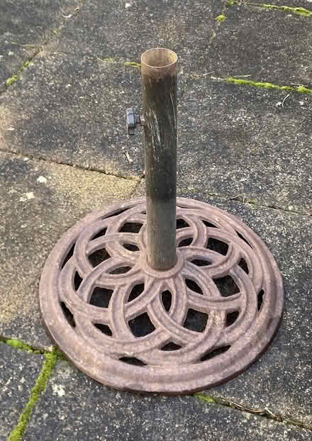 Photo of free Metal outdoor parasol base (Ashford TW15) #1