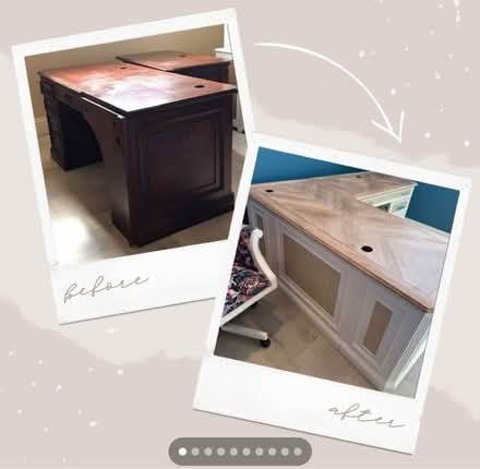 Photo of free Executive L-shape desk- refinished (SR 54 & 41 (Lutz/LOL area)) #1