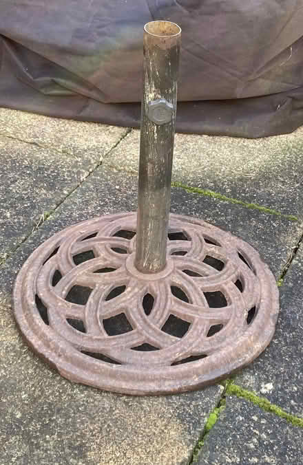 Photo of free Metal outdoor parasol base (Ashford TW15) #2