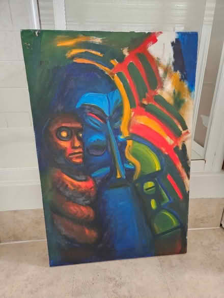 Photo of free Mounted unframed art canvas (Bexhill TN39) #2
