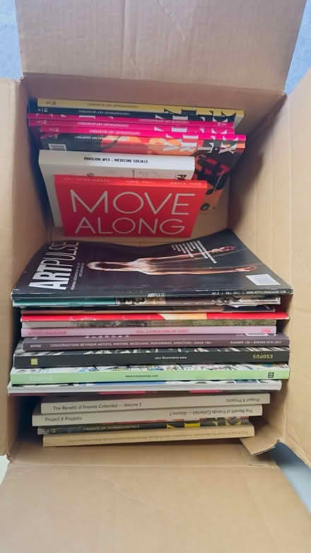 Photo of free Art magazines box (Korea town) #2