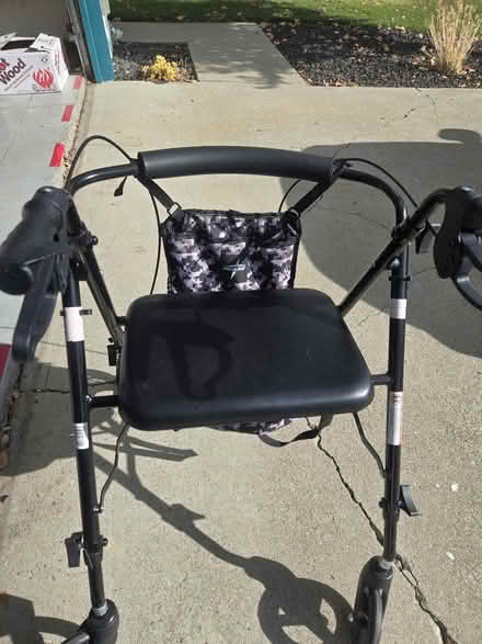 Photo of free Lightweight walker w seat (Livermore, Springtown area) #1