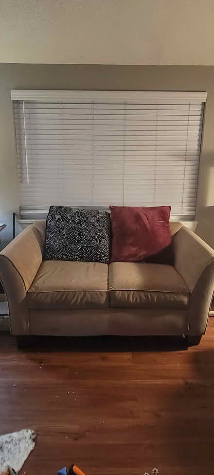 Photo of free Beige loveseat (Longmont - south) #1