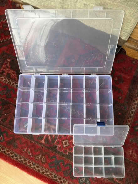 Photo of free Adjustable storage boxes (Horn's Mill SG13) #1