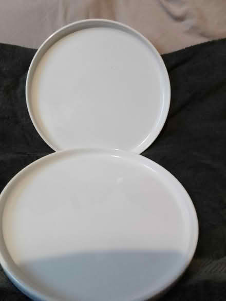 Photo of free White earthenware dinner plates (Newcastle Staffs) #2