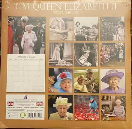 Photo of free Queen Elizabeth calendar (Horton Bank BD7) #2