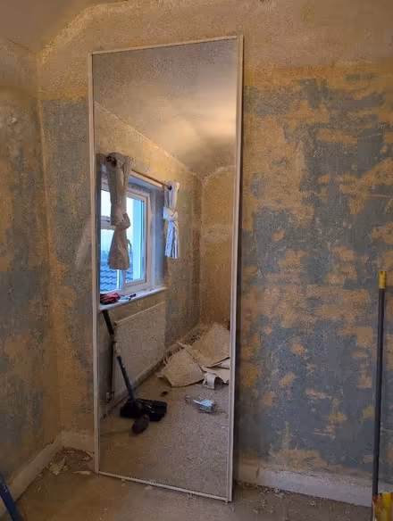 Photo of free Large mirror wardrobe door (Rawdon LS19) #1