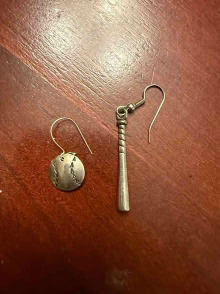 Photo of free Softball theme earrings (Zip 22306 Alexandria) #1