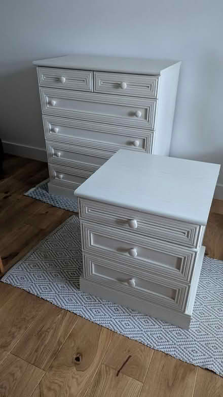 Photo of free Chest of drawers and 2 bedside units (Ampthill MK45) #1