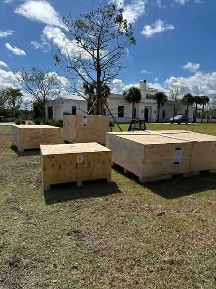 Photo of free Dismantled Wood Shipping Crates (At the end of Southshore Blvd) #1