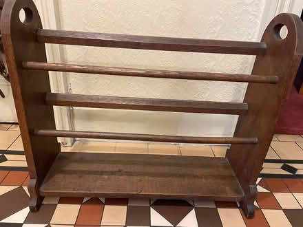 Photo of free Wooden shoe/boot rack (Barnes SW13) #2