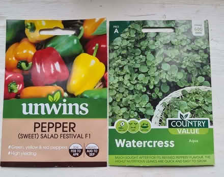 Photo of free Seeds Pepper and Watercress (CT12) #1