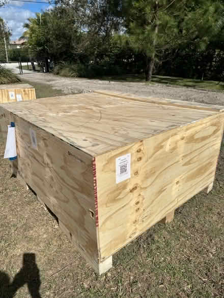 Photo of free Dismantled Wood Shipping Crates (At the end of Southshore Blvd) #2