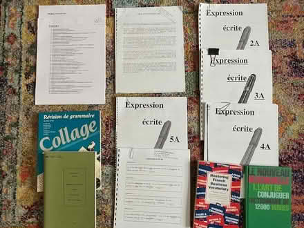 Photo of free French lang learning/test materials (Huron and Wellington) #1