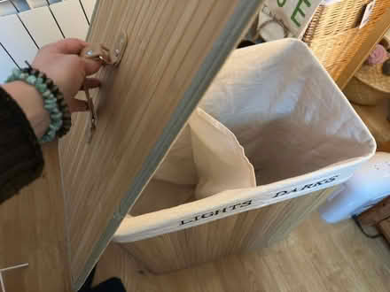 Photo of free Large bamboo laundry basket (Kenilworth CV8) #2