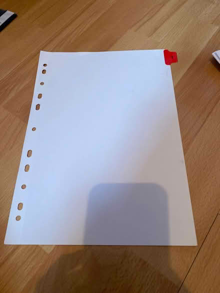 Photo of free Dividers for ring binder (Hove Green BN3) #2