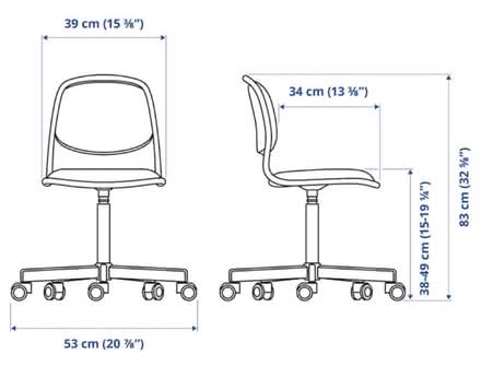 Photo of free Child-size desk chair (Near Boston Manor tube station) #2