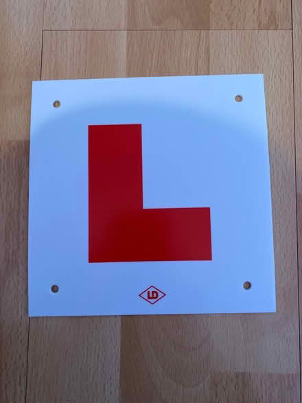 Photo of free Single L plate for motorbike (Hove Green BN3) #1