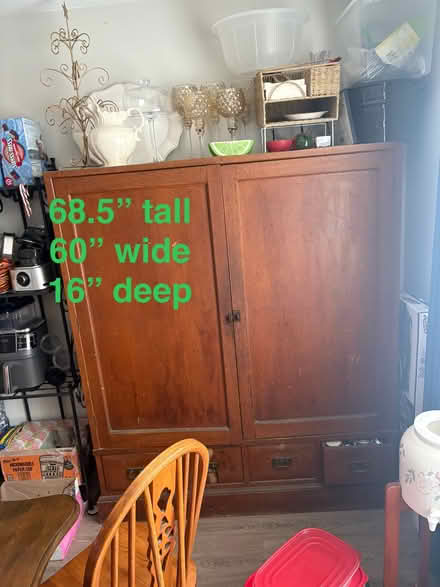 Photo of free Super large wood cabinet (Antioch) #1