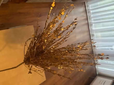 Photo of free Decorative gold sequin branches (Abbey Wood SE2) #3