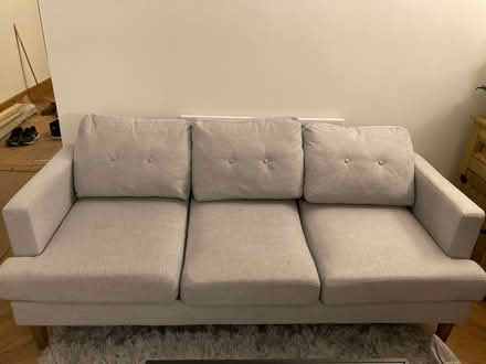 Photo of free Light grey sofa (Stourbridge) #1