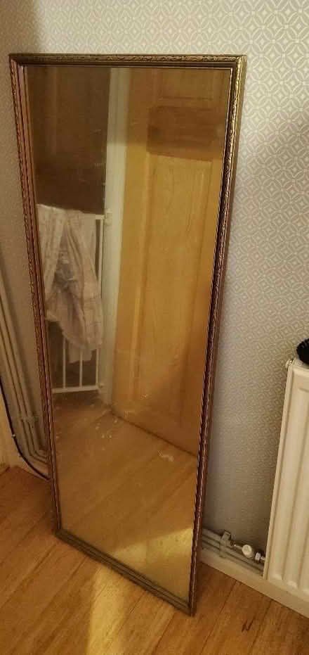 Photo of free Mirror gold edged about 4ft (Little Herberts GL53) #1