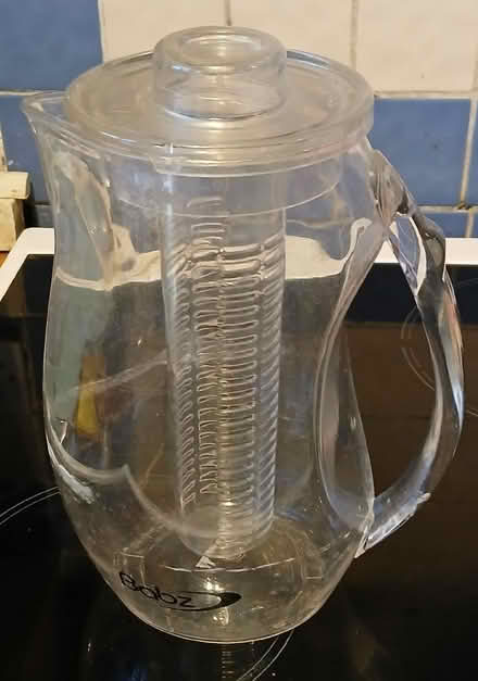 Photo of free Large perspex jug with fruit holder (South Croydon CR2) #1